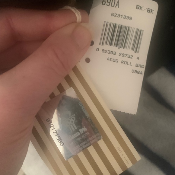 Coach NWT black 1996 Olympics double zipper duffle bag never used - Picture 12 of 12